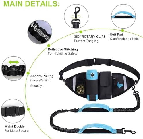Hands Free Dog Leash, Waist Leash - Image 6