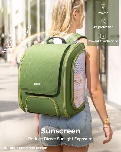 Pecute Cat Backpack Carrier, Spacious & Breathable Pet Backpack - Image 5