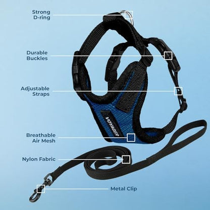 Voyager Step-in Lock Cat Harness & Leash Set - Image 3