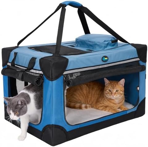 Ownpets Collapsible Travel Dog Crate by Ownpets