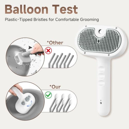 Pet Steam Brush for Dog, cat brushes for indoor cats - Image 3