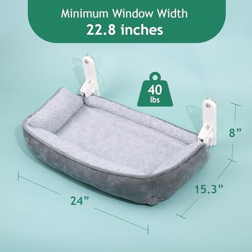 Zakkart Foldable Cat Hammock for Window - Image 5
