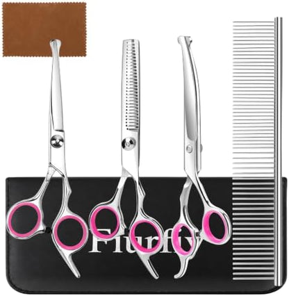 Dog Grooming Scissors Set, Professional Pet Grooming Shears by Unknown