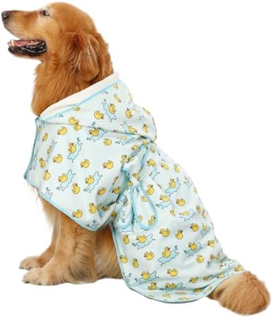 HDE Hooded Dog Bathrobe Quick Dry Towel Wrap by HDE