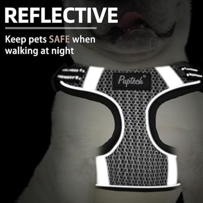 PUPTECK Dog Harness and Leash Set Medium Sized, Step in No Pull Adjustable - Image 4