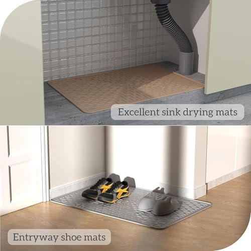 OHMO XXL Cat Litter Mat, 37.5x25.2 Black, Premium Silicone Rubber, Waterproof & - Image 6