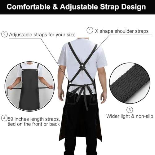 SHEOMERN Waterproof Apron 2-Pack - Image 5