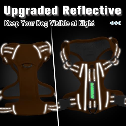 BARKBAY No Pull Dog Harness for Large Dogs, ID Tag Holder Dog Vest - Image 5