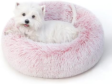 Calming Round Dog Bed & Cat Bed by SunstyleHome