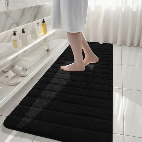 AROGAN Luxury Long Bathroom Runner Rugs 24x72 Inch Bath Rug Non Slip - Image 2