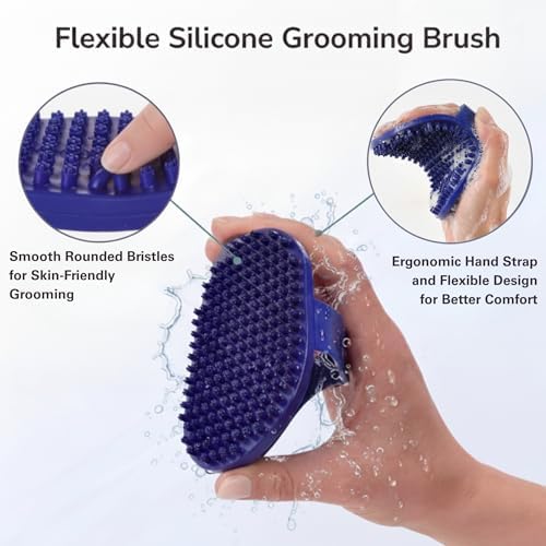 Pets&Goods Rubber Grooming Brush - Image 6