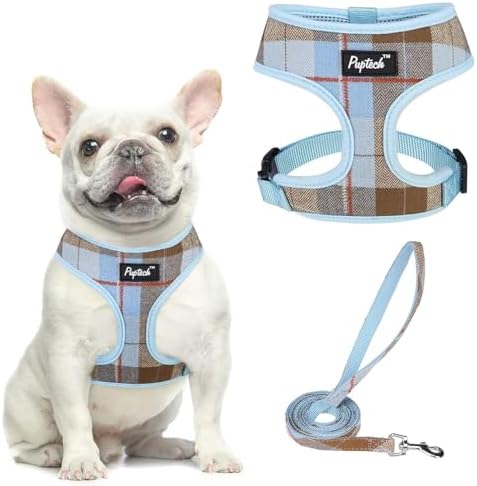 PUPTECK Small Dog Harness and Leash Set No Pull by PUPTECK