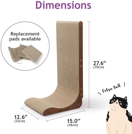 Necoichi Cardboard Cat Scratcher Wall - Image 5