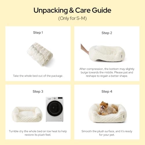 Bedsure Washable Fluffy Cute Dog Beds - Image 4