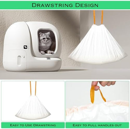 Cat Litter Box Drawstring Liner Bags - Image 6