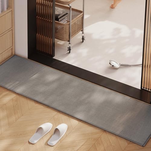 12'' Wide Long Bath Runner Mat, Super Absorbent Non-Slip Bathroom Rug by Unknown