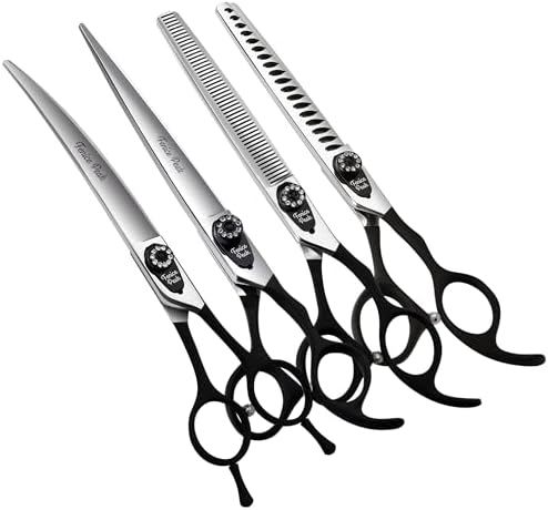 7.5'' Professional Dog Grooming Scissors Set by FenicePeak