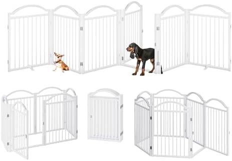 BHG Metal No-Assembly Freestanding Dog Gate - Image 3