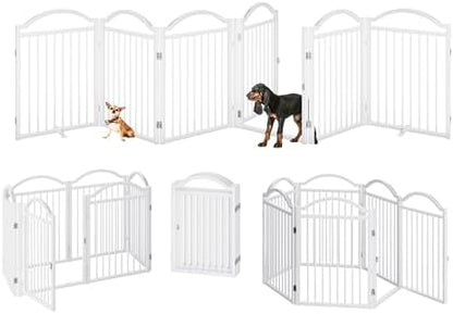 BHG Metal No-Assembly Freestanding Dog Gate - Image 3
