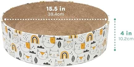 Kitty City Cat Print Corrugate Scratcher Bed - Image 3