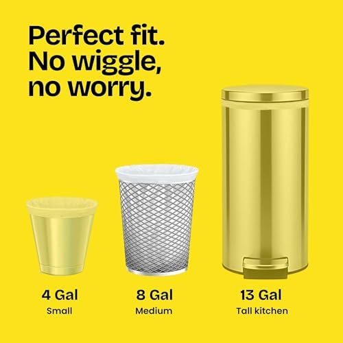 Glad Medium Trash Bags, 8 Gallon, Gain Original - Image 4