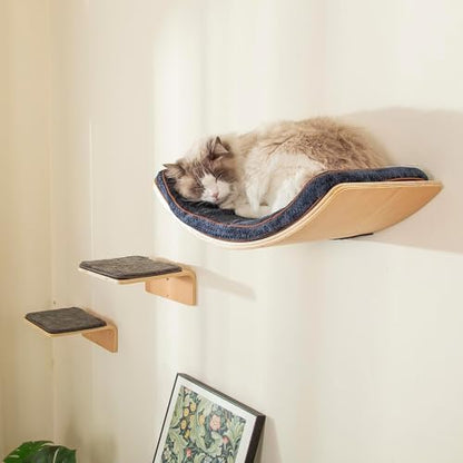 LIORCE Cat Wall Shelf with Two Steps by LIORCE