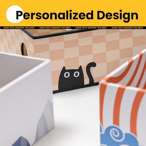 Conlun Cat Scratcher Box, Cardboard Pad, Bed - Image 6