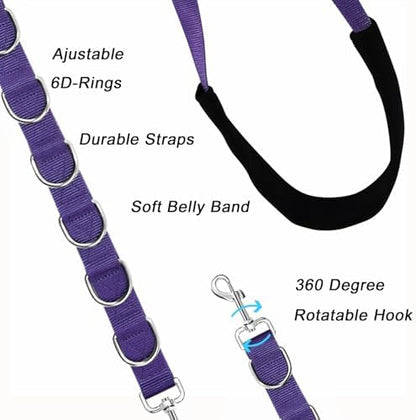 Dog Grooming Belly Strap Belly Band & Loop 3 Sets Adjustable Dogs Groomer - Image 3