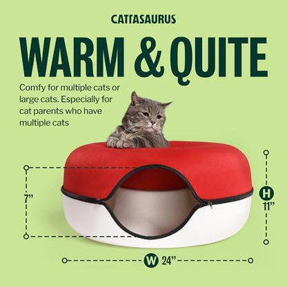 Cattasaurus Peekaboo Cat Cave Donut - Image 3
