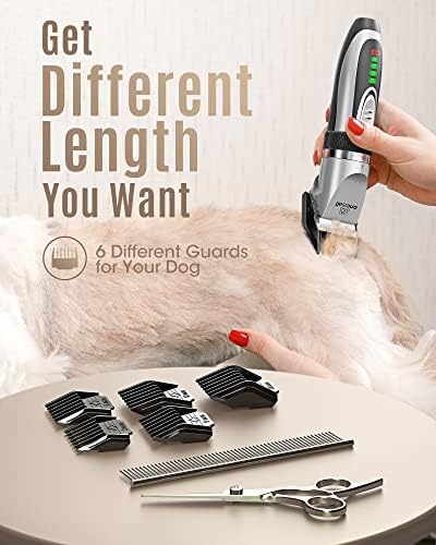oneisall Dog Clipper for Small and Large Dogs Cats Silver - Image 7