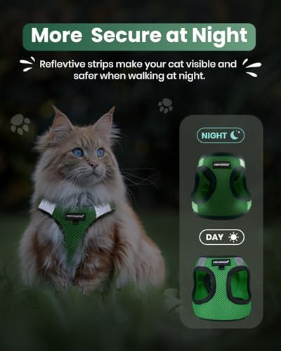 FAYOGOO Cat Harness and Leash Set, Escape-Proof Step-in Vest - Image 5