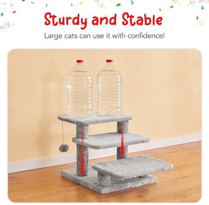15''H Multi-Step Pet Stairs for High Beds & Sofas, 3-Step Cat Stairs - Image 5