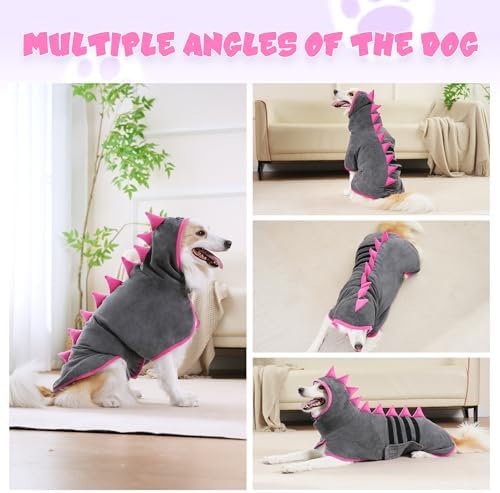 Super Absorbent Dog Bathrobe, Fast-Drying Robe - Image 4