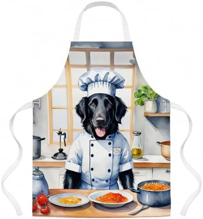 Caroline's Treasures Flat-Coated Retriever The Chef Apron Cooking Kitchen by CarolinesTreasures