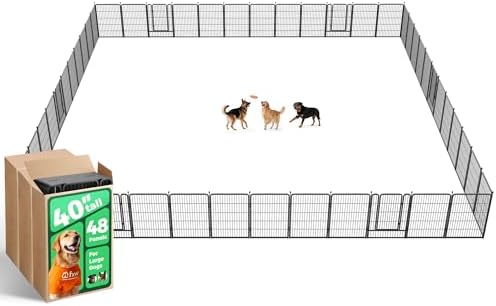 FXW Rollick Dog Playpen, Yard & RV Camping, 48 Panels by FXW
