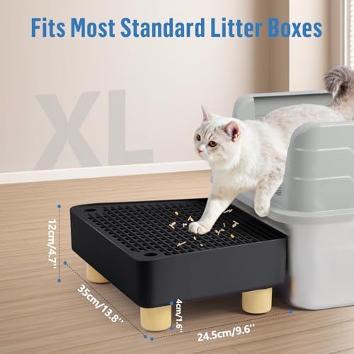Extra Large Cat Litter Box Step Ramp, Cat's Litter Catcher Mat - Image 2
