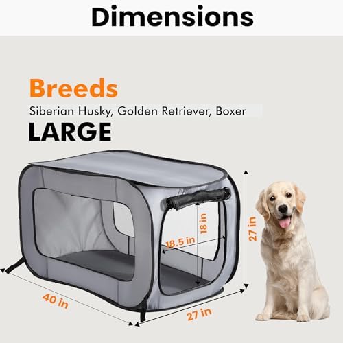 Portable Collapsible Pop Up Kennel - Image 2