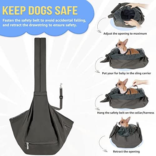 SlowTon Pet Carrier, Hard Bottom Support & Adjustable Padded Shoulder Strap - Image 4