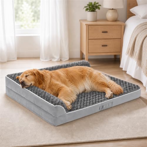 XXL Orthopedic Dog Bed, Extra Large Dogs by Aeroluxe