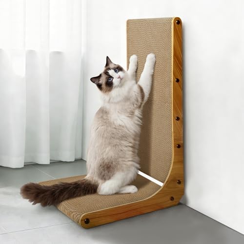 Cat Scratcher, L-Shaped Cat Scratching Pad, 23 Inch - Image 5