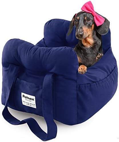 Dog Car Seat for Small Dogs, Portable Puppy Car Seat of Easy Installation by Petnex