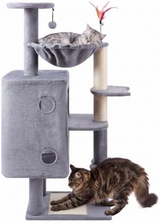 HUITREE 45in Cat Tree Tower by HUITREE