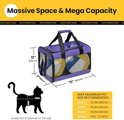 Conlun Cat Carrier Airline Approved, Soft-Sided Dog Carrier - Image 2