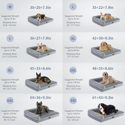 BFPETHOME Orthopedic Washable Dog Bed, Sleeping Couch - Image 2