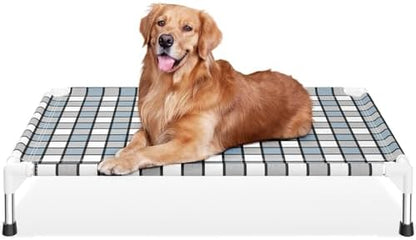 Caghash Elevated Outdoor Raised Dog Bed, Lifted Dog Cot by Unknown