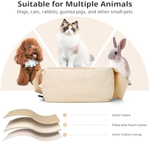 ONECUTE Dog Sling Carrier 15 lbs, Small Dog Carrier Sling - Image 3