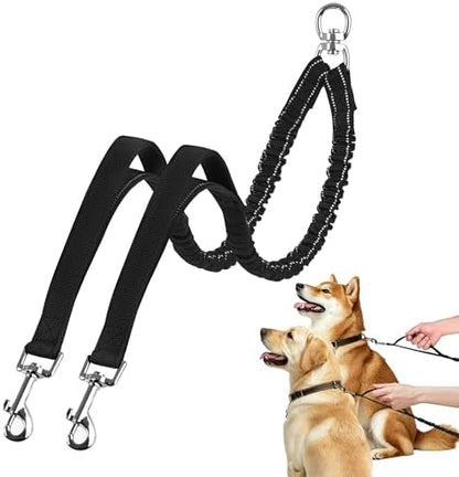 Double Dog Leash for 2 Dogs by laqibakProductcollection