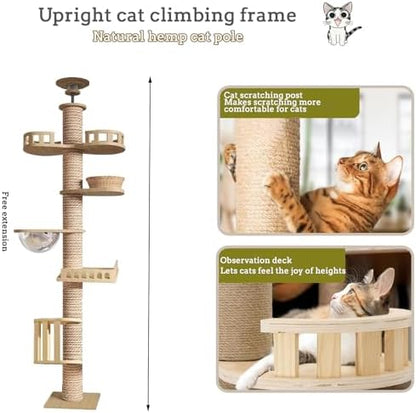 Yinanroa Mekidulu Floor to Ceiling Cat Tree - Image 3