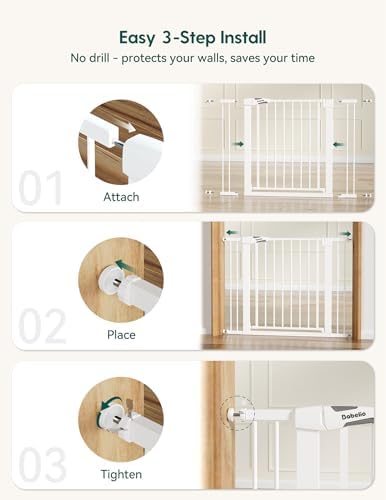 Babelio 36-57" Extra Wide Baby Gate - Image 6