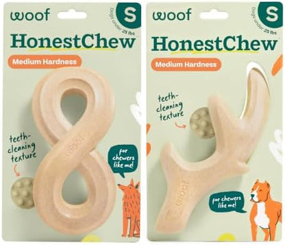 WOOF HonestChew Duo Dog Chew Toy Set by Woof